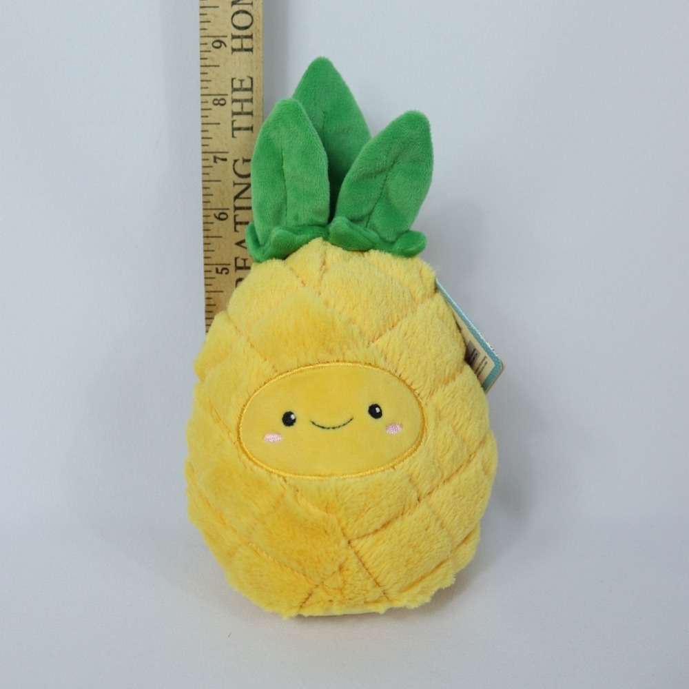 Squishable Snackers Pineapple Plush Soft‎ Stuffed Toy With Tags 8"